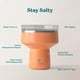 thumbnail image 4 of Vaso de cóctel REDUCE Saltini, aislante, 473 ml, con tapa, papaya, 4 of 8