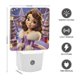 thumbnail image 2 of Sofía, la Primera Princesa Luz nocturna LED con sensor de anochecer a amanecer para dormitorio, baño, pasillo, escaleras - Lámpara LED nocturna de enchufe, 0.5W - 1 pieza, 2 of 6