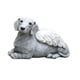 thumbnail image 2 of Actriz de perros, escultura de jardín, artículo de coleccionista, figura de artesanía divertida decoración de animales para la mesa de jardín de balcó Estilo B, 2 of 5