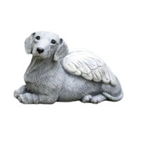 Ioensy - Estatua De Perros Escultura De Jardín Decorativa Divertida Para El Estilo De Jardín Interior B