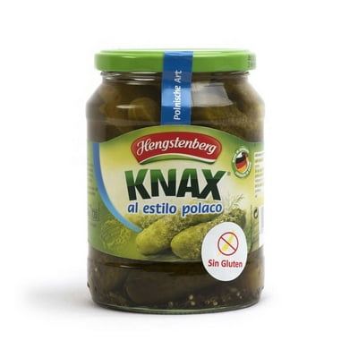 Pepinillos Polaca Sin Gluten Frasco 720 G Hengstenberg