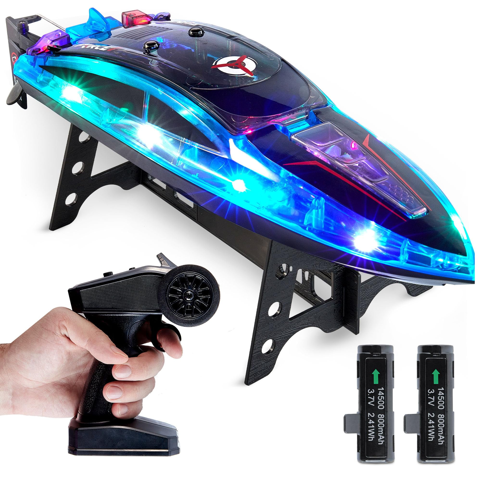 Rc Boat Force1 Velocity Pro Led De Velocidad Submarina Para Piscina