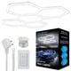 thumbnail image 1 of Lámpara LED de techo Enbrighten Ultrabrite Hexagon Garage, paquete de 24, 1 of 7
