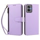 thumbnail image 1 of Funda Tipo Billetera para Motorola Moto G55 5G con Soporte y Bolsillo con Cierre Morado, 1 of 1