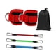 thumbnail image 4 of 3 Piezas De Bandas De Resistencia Para Tobillos Con Pu?os Para Entrenamiento De Fuerza, Color Rojo, 4 of 5