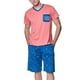 thumbnail image 2 of Pijama Corto Hombre Escote V Coral L, 2 of 3