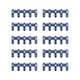 thumbnail image 1 of 10x 5 Anillas Para Encuadernación De Hojas Sueltas, Anillas Para Encuadernación Para Agenda De Oficina, Color Azul, 1 of 5