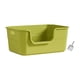 thumbnail image 5 of Caja De Arena Abierta Inodoro Para Gatos Con Manijas Huecas Fácil De Limpiar Para Gatos De Interior Verde, 5 of 5
