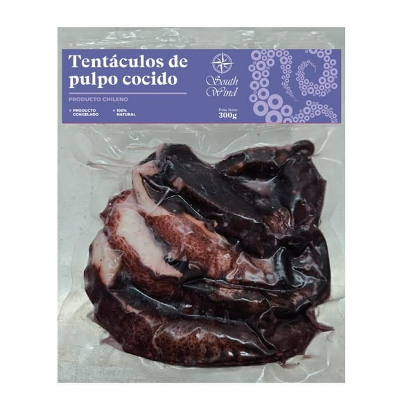 Tentáculos De Pulpo Cocidos, 300 g