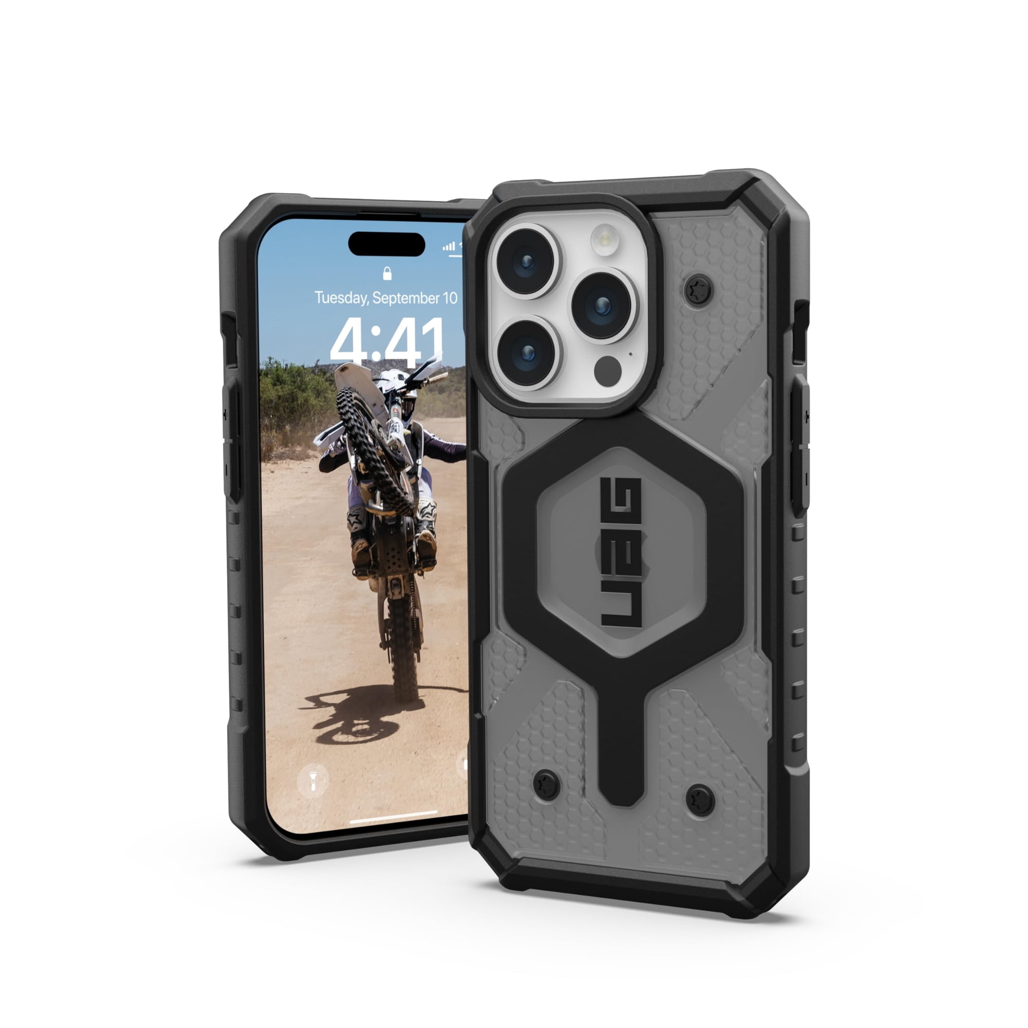 Funda Para Teléfono Urban Armor Gear Uag Pathfinder Transparente Ceniza/negra