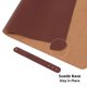 thumbnail image 3 of Alfombrilla de Escritorio Wolaile 69 x 33 cm Cuero PU Impermeable Marrón, 3 of 9