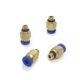 thumbnail image 3 of Acople recto YF PC4-M6 de rosca 4 mm, 10 uds, para impresora 3D, 3 of 4