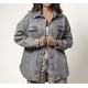 thumbnail image 1 of SOBRECAMISA OVERSIZE TALLA M AZUL CON CONTRASTE ROSA, 1 of 4