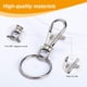 thumbnail image 4 of Ganchos Giratorios Con Llaveros 100 Unidades Silver, 4 of 6