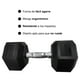 thumbnail image 5 of Mancuerna Hexagonal 20 Kg Negro, 5 of 6