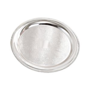 Bothyi - Plato De Aleación De Aluminio Para Servir, Para Cocina, Hogar, Plata