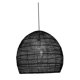 thumbnail image 4 of 1x Lámpara De Bambú Shade Home Room Habitación Carril Colgante Lámpara De Ara?a Negro, 4 of 5