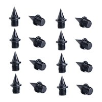 Magideal - 16 Piezas De Clavos Para Zapatillas De Atletismo, Clavos Para Correr En Pista Y Campo, Clavos Para Pista Portátiles, Resistentes Y Profesionales, Para Negro