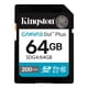 thumbnail image 3 of SDG4/64GB SDXC CANVAS GO PLUS Gen4 200MB/s C10 UHS-I U3 V30, 3 of 3
