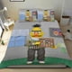 thumbnail image 1 of Bert Conjunto de sábanas temático, trío de piezas, cómodo y amigable con la piel, diseño único, regalo de decoración para el hogar para familiares, amigos y fans, 90 cm * 190 cm, 1 of 6