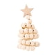 thumbnail image 3 of Adornos De Cuentas De Madera Para árbol De Navidad, Figura De árbol De Navidad Para Estante De Oficina, Color Madera, 3 of 5