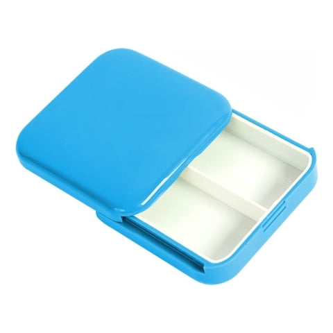 Genérico - Set 6 Pastilleros Mini 2 Compartimiento Portatiles Lau