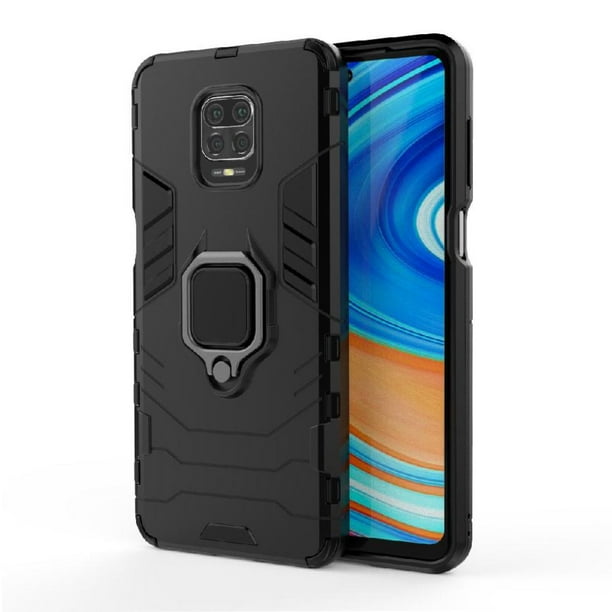 FOXDOCK Funda Antigolpes para Xiaomi Redmi Note 9 Pro MAX – Protección Total con Soporte y Diseño Robusto