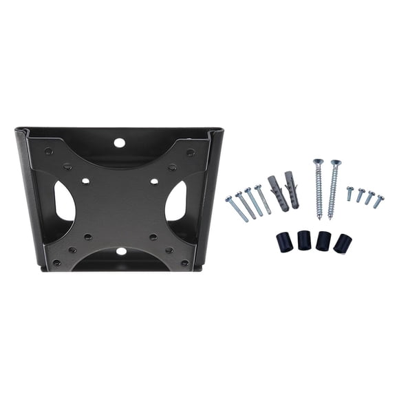 Monte de pared de TV fijo Universal para pantalla de 13 pulgadas a 27 pulgadas, Soporte de TV de accesorios de instalación fácil para sala de estudio