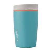 Vaso De Café Owala Smoothsip Slider, Aislante, 360 Ml, Gris Y Azul