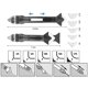 thumbnail image 4 of Kit de herramientas para calafatear Jidomifurnis 3 en 1 con 5 almohadillas de silicona, 4 of 6