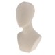 thumbnail image 2 of 21 "cabeza del bloque de la lona para las pelucas que hacen la cabeza de la exhibición de la joyería del maniquí / del maniquí a, 2 of 5