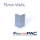 thumbnail image 3 of V Nails FramePac para marcos de fotos de madera dura de 15 mm (paquete de 2000), 3 of 9
