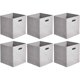 thumbnail image 1 of Amazon Basics Collapsible Cube Storage Bins, Space-Saving, 6 unidades, 1 of 3