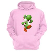 Genérico - Polerón Canguro Dinosaurio Plomeros Rosa Talla L Unisex