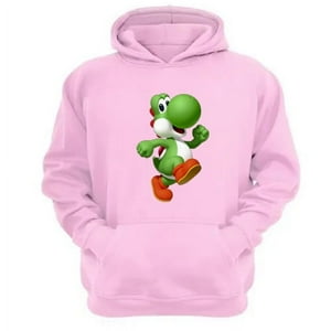 Genérico - Polerón Canguro Dinosaurio Plomeros Rosa Talla Xs Unisex
