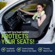 thumbnail image 2 of Funda de asiento de tela de felpa para sudar Season Guard, 2 unidades, gris, 2 of 6