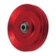thumbnail image 1 of Rodamiento Polea Rueda Cable Gimnasio Equipo De Fitness Parte Universal 110 Mm Rojo, 1 of 5