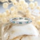 thumbnail image 3 of Eternity Ring with Colorful Zircon - 18K Gold Plated Hand Jewelry for Women and Girls - Fine Gift for Any Occasion, 3 of 4