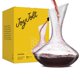 thumbnail image 1 of Decantador de vino JoyJolt Lancia Crystal, aireador de 1200 ml (40 fl.oz), 1 of 7