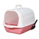 thumbnail image 3 of Caja De Arena Para Gatos Con Capucha Inodoro Para Gatos Cerrado Y Cubierto Caja De Arena Duradera Para Mascotas De Mano Rosa, 3 of 5