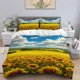 thumbnail image 1 of Sunflower Field Print Bedding Set 100% Polyester Soft Skin-Friendly, 1 of 1