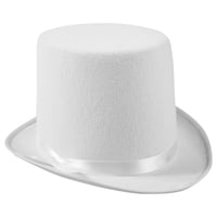 Funny Party Hats - Divertido Disfraz De Fieltro Blanco Con Sombrero De Fiesta Para Adulto