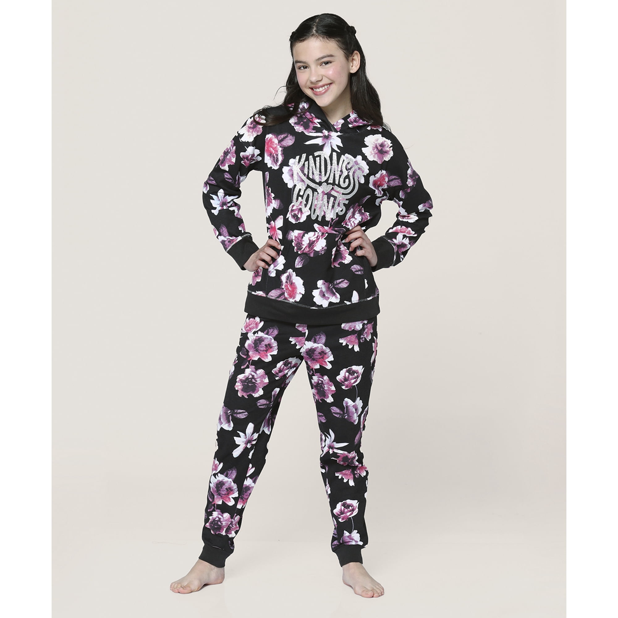 Lady Genny - Pijama Algodón Con Capucha Niñas | Ternura Y Brillo