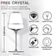 thumbnail image 4 of Set de 6 Copas de Vino Physkoa de Cristal Soplado a Mano de 530 ml, 4 of 6