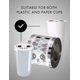 thumbnail image 2 of Película selladora de vasos WantJoin 90-105 mm para vasos de plástico PP y papel, 2 of 8