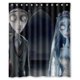 thumbnail image 1 of Cortina de ducha de baño con ganchos de Tim Burton, La novia cadáver, 60 x 72 pulgadas, 1 of 3