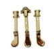 thumbnail image 4 of Pedales De Piano Verticales De 3 Piezas, Dorados, Para Accesorios De Instrumentos Musicales, Ejercicio, 2 Agujeros, 4 of 5
