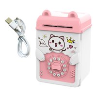 Bothyi - Mini Juguete De Banco Electrónico Bloqueo De Código De Contraseña Duradero Juguete De Regalo Gato Lindo De Gran Capacidad