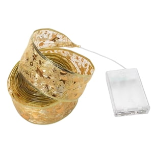 Bothyi - La Cinta De Navidad Enciende La Decoración Del Árbol De Navidad Para El Oro Del Día De Fiesta Del Banquete De Boda Del Restaurante Con Flash