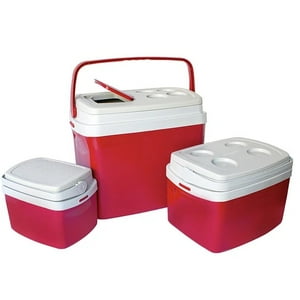Kidscool - Set 3 Cooler Rojo 32L, 12L Y 5L